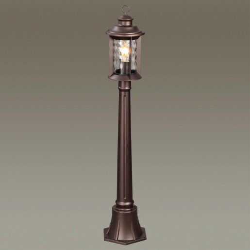 4961/1F NATURE ODL22 577 темно-коричневый/стекло Ландшафтный светильник 107см E27 1*60W IP44 MAVRET